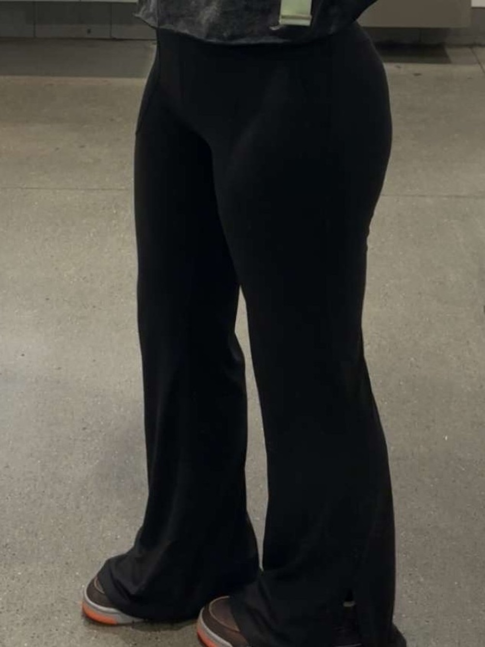 Women's Black Flare Pants - Comfortable Everyday Wear